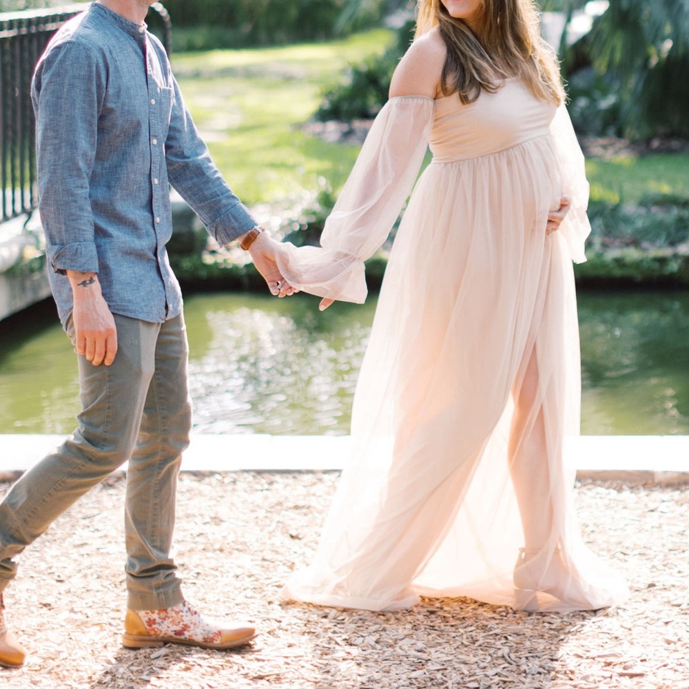 Anyuta Couture Vienna Gown Maternity Shoot Dress